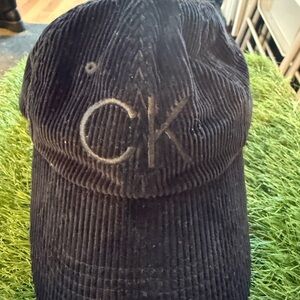 Calvin Klein Black Corduroy Hat